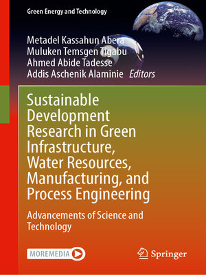 cover image of Sustainable Development Research in Green Infrastructure, Water Resources, Manufacturing, and Process Engineering
